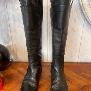 Frye black riding boots leather sz 9.5